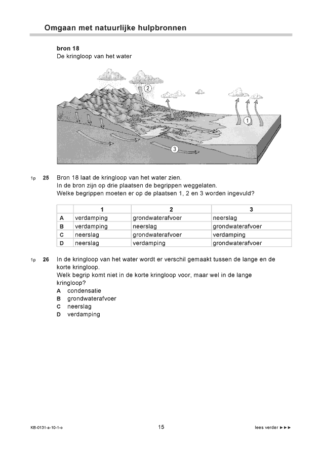 Opgaven examen VMBO KB aardrijkskunde 2010, tijdvak 1. Pagina 15