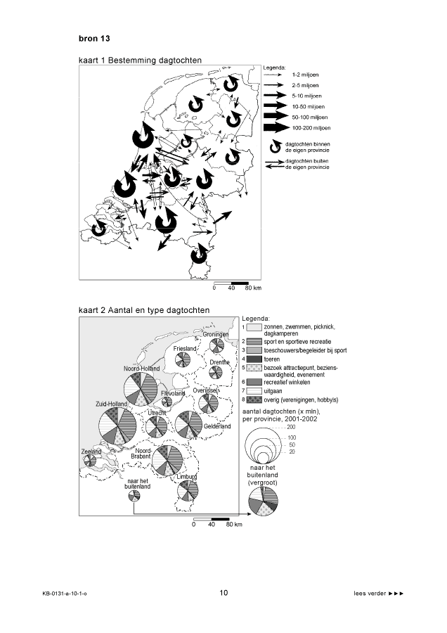 Opgaven examen VMBO KB aardrijkskunde 2010, tijdvak 1. Pagina 10