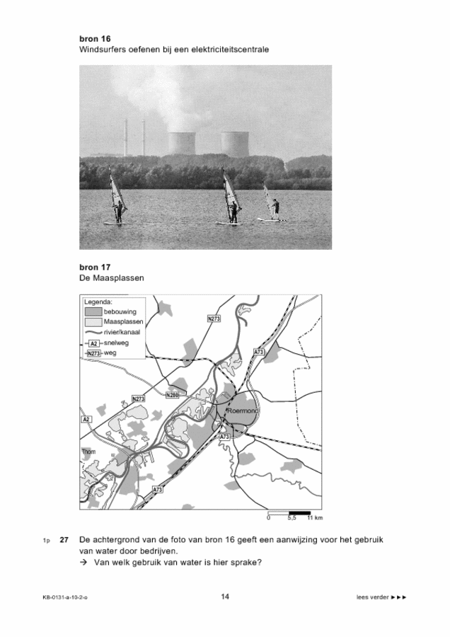 Opgaven examen VMBO KB aardrijkskunde 2010, tijdvak 2. Pagina 14