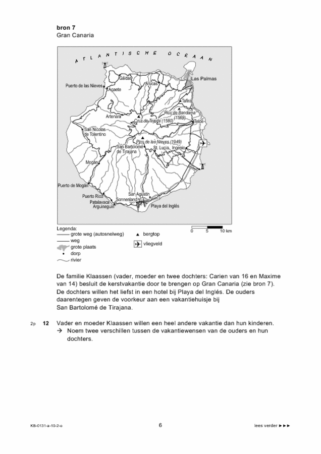 Opgaven examen VMBO KB aardrijkskunde 2010, tijdvak 2. Pagina 6