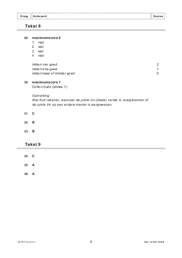 Correctievoorschrift examen VMBO GLTL Engels 2022, tijdvak 3. Pagina 8