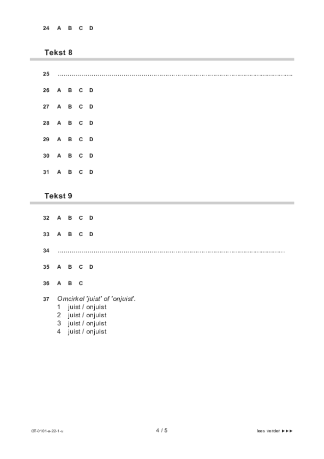 Uitwerkbijlage examen VMBO GLTL Turks 2022, tijdvak 1. Pagina 4