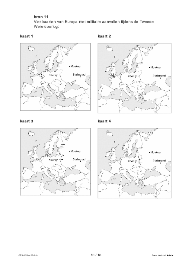 Bijlage examen VMBO GLTL geschiedenis 2022, tijdvak 1. Pagina 10