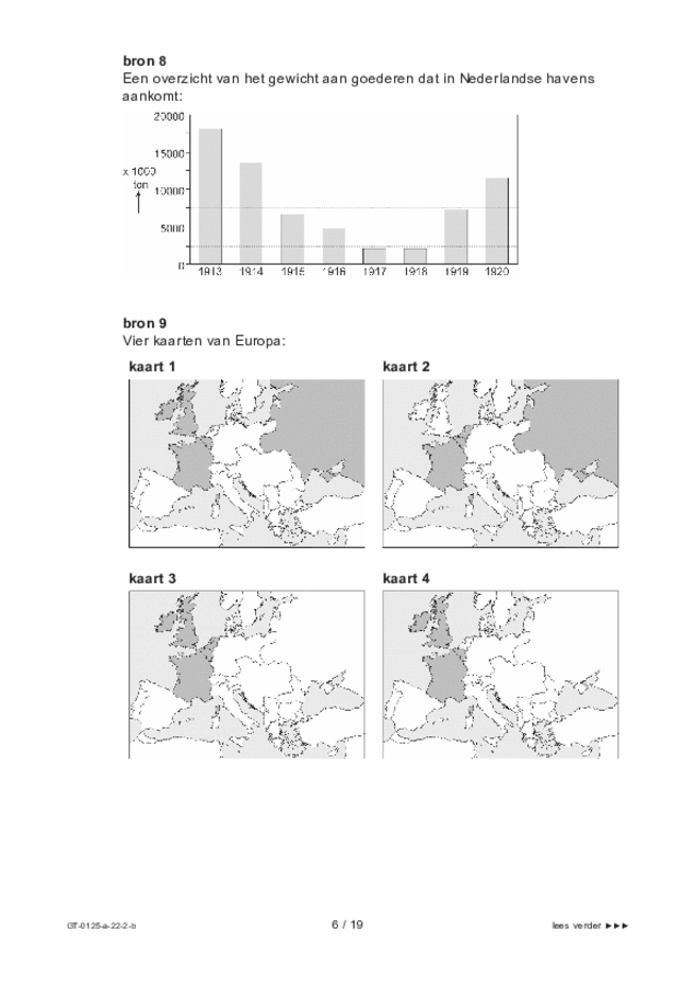 Bijlage examen VMBO GLTL geschiedenis 2022, tijdvak 2. Pagina 6