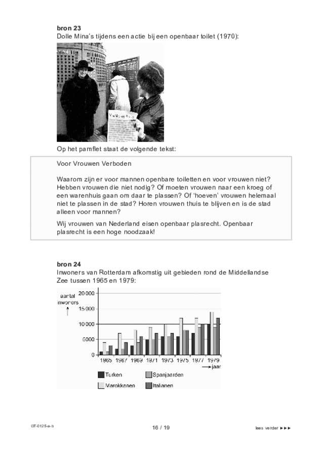 Bijlage examen VMBO GLTL geschiedenis 2022, tijdvak 3. Pagina 16