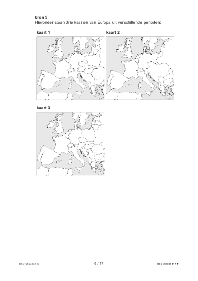 Bijlage examen VMBO GLTL geschiedenis 2023, tijdvak 1. Pagina 6