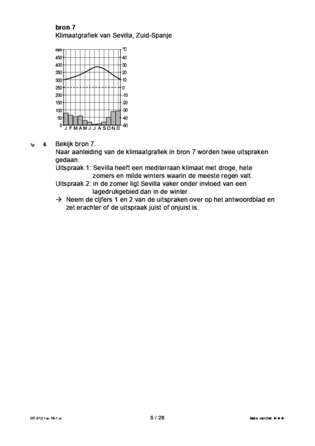 Opgaven examen VMBO GLTL aardrijkskunde 2019, tijdvak 1. Pagina 5