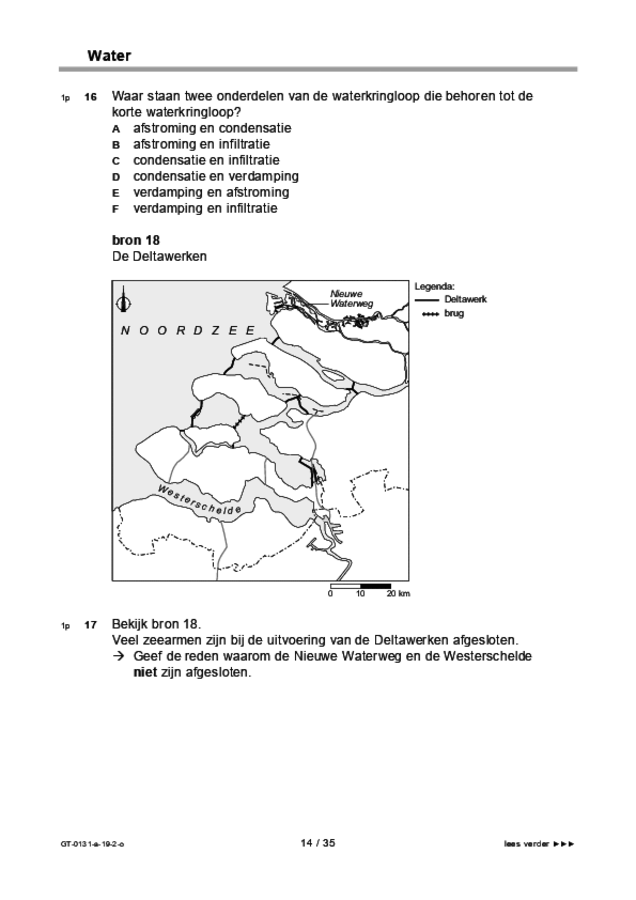 Opgaven examen VMBO GLTL aardrijkskunde 2019, tijdvak 2. Pagina 14