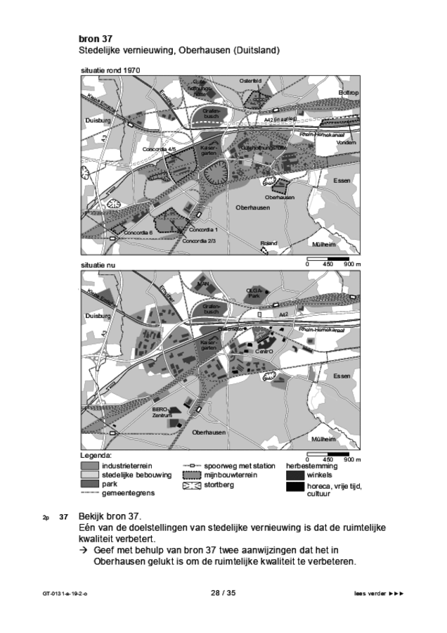 Opgaven examen VMBO GLTL aardrijkskunde 2019, tijdvak 2. Pagina 28