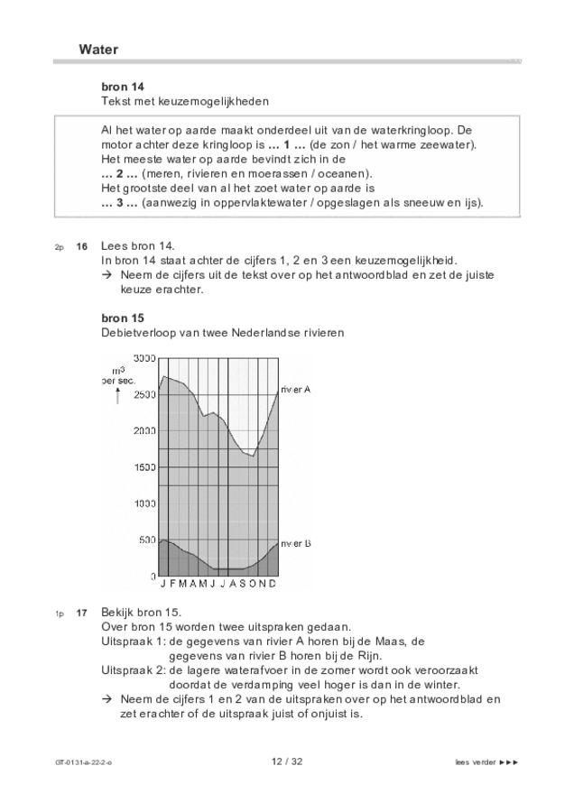 Opgaven examen VMBO GLTL aardrijkskunde 2022, tijdvak 2. Pagina 12