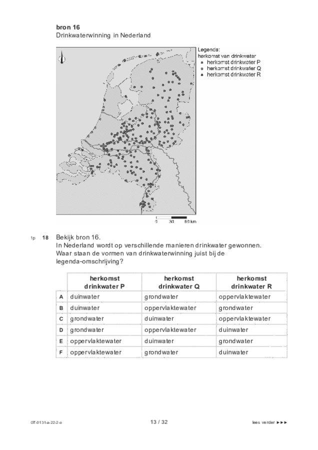 Opgaven examen VMBO GLTL aardrijkskunde 2022, tijdvak 2. Pagina 13