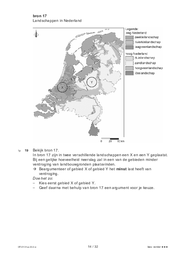 Opgaven examen VMBO GLTL aardrijkskunde 2022, tijdvak 2. Pagina 14