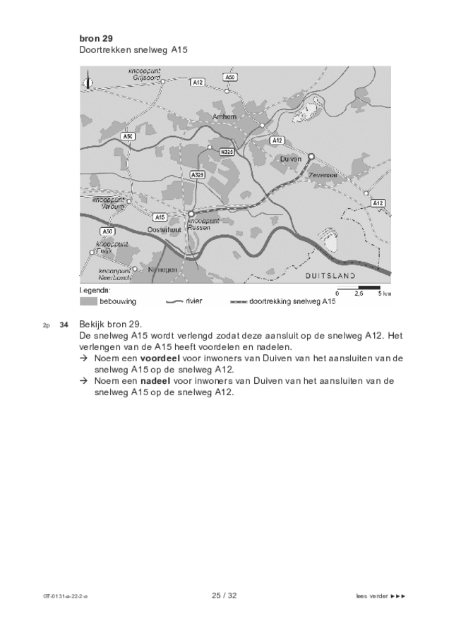 Opgaven examen VMBO GLTL aardrijkskunde 2022, tijdvak 2. Pagina 25