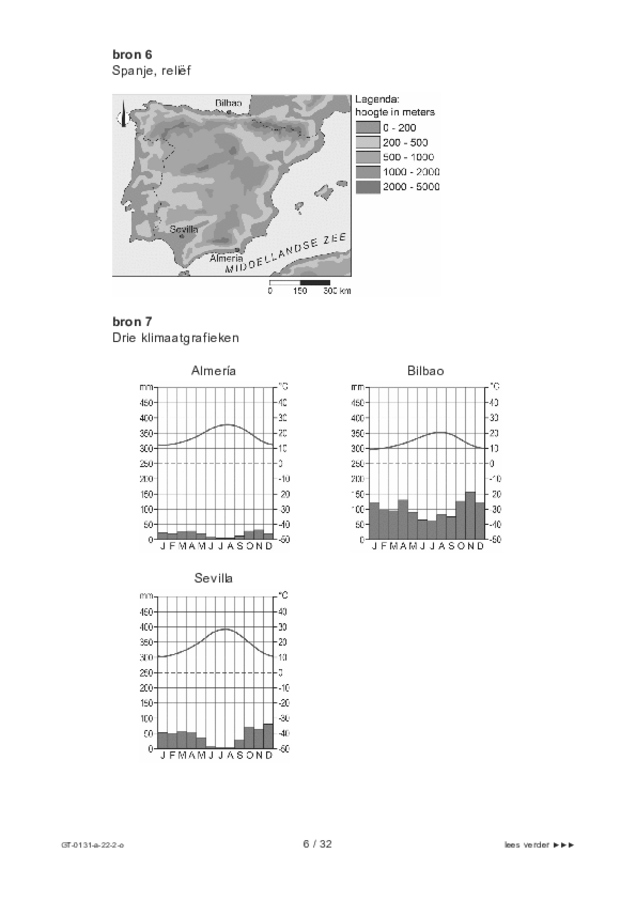 Opgaven examen VMBO GLTL aardrijkskunde 2022, tijdvak 2. Pagina 6