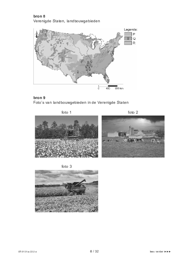 Opgaven examen VMBO GLTL aardrijkskunde 2022, tijdvak 2. Pagina 8