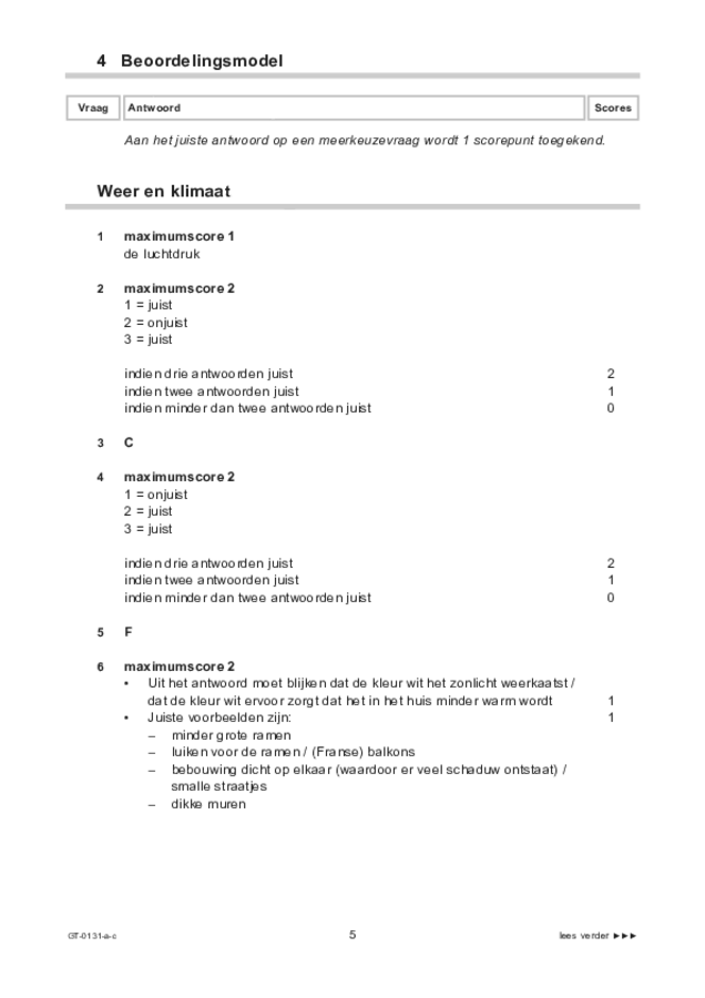 Correctievoorschrift examen VMBO GLTL aardrijkskunde 2022, tijdvak 3. Pagina 5