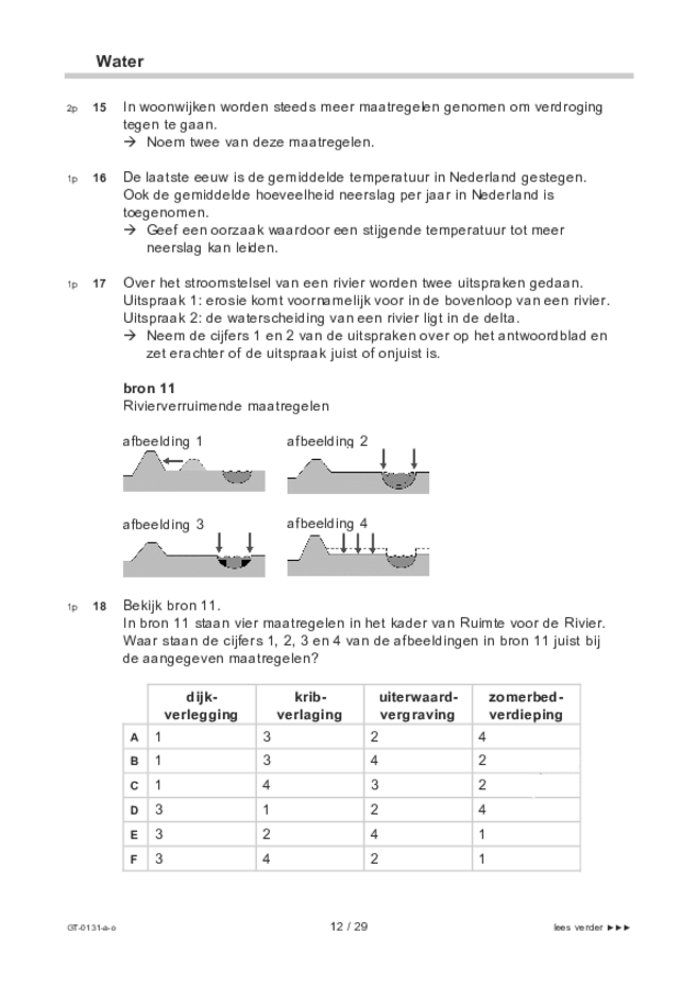 Opgaven examen VMBO GLTL aardrijkskunde 2022, tijdvak 3. Pagina 12