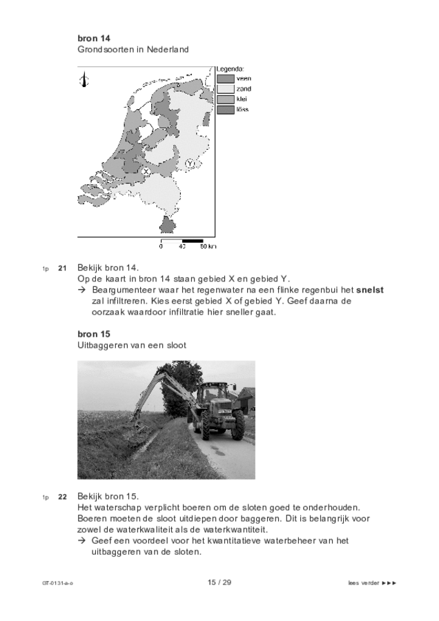 Opgaven examen VMBO GLTL aardrijkskunde 2022, tijdvak 3. Pagina 15