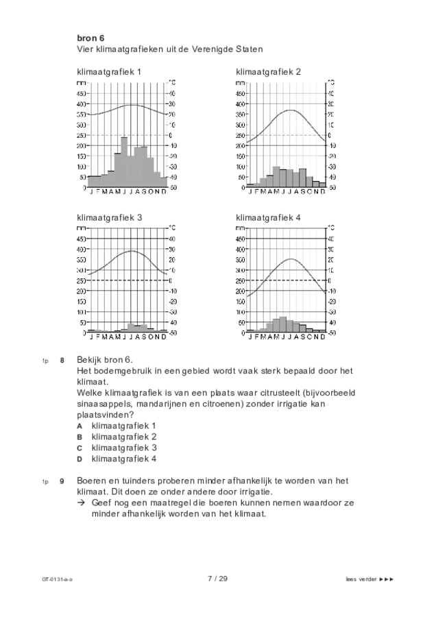 Opgaven examen VMBO GLTL aardrijkskunde 2022, tijdvak 3. Pagina 7