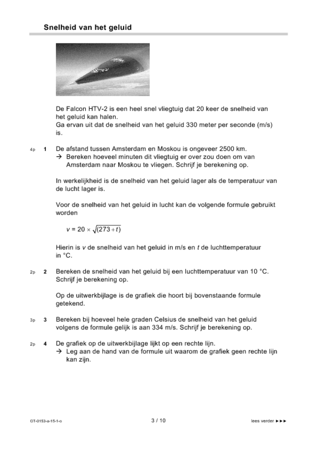 Opgaven examen VMBO GLTL wiskunde 2015, tijdvak 1. Pagina 3