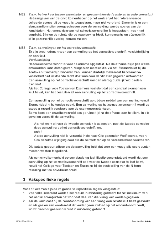 Correctievoorschrift examen VMBO GLTL wiskunde 2022, tijdvak 2. Pagina 4