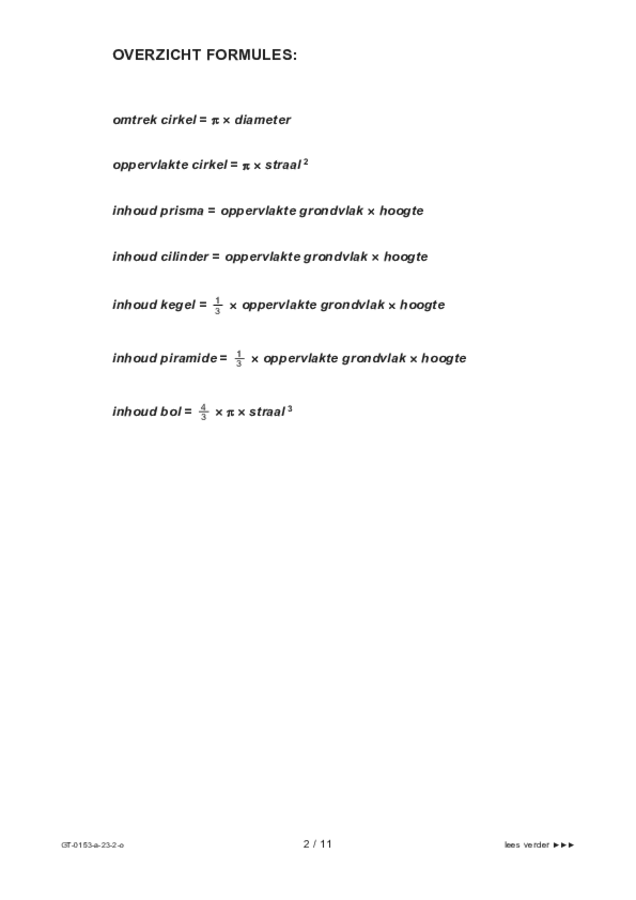 Opgaven examen VMBO GLTL wiskunde 2023, tijdvak 2. Pagina 2
