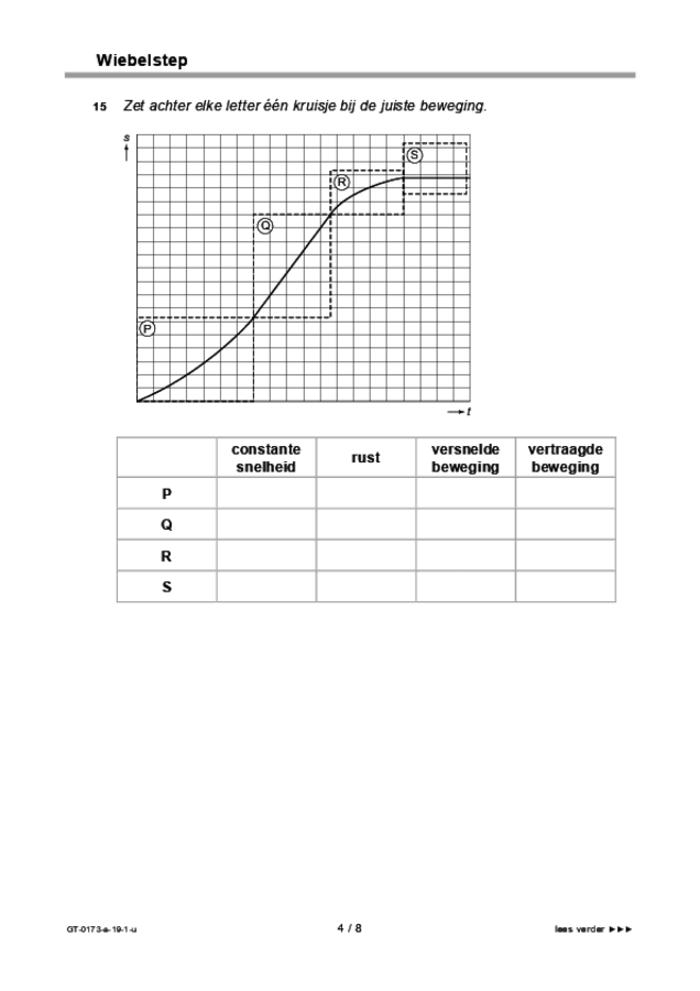 Uitwerkbijlage examen VMBO GLTL natuur- en scheikunde 1 2019, tijdvak 1. Pagina 4