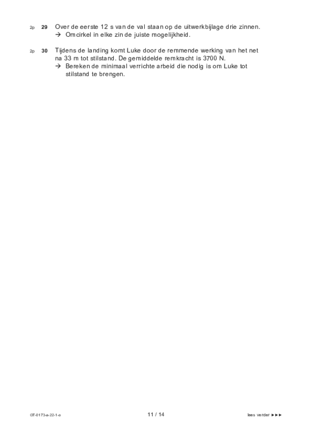 Opgaven examen VMBO GLTL natuur- en scheikunde 1 2022, tijdvak 1. Pagina 11