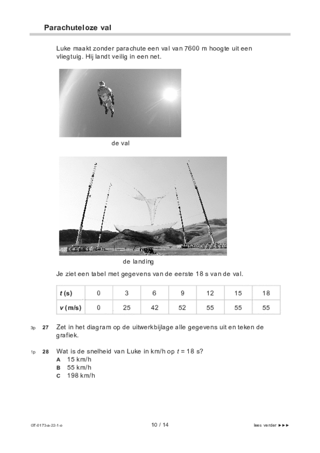 Opgaven examen VMBO GLTL natuur- en scheikunde 1 2022, tijdvak 1. Pagina 10