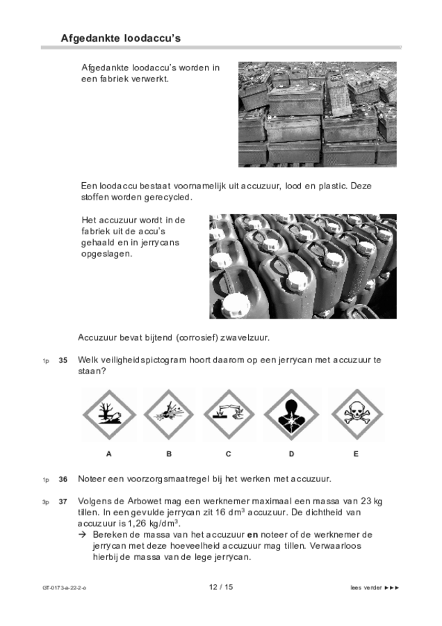Opgaven examen VMBO GLTL natuur- en scheikunde 1 2022, tijdvak 2. Pagina 12