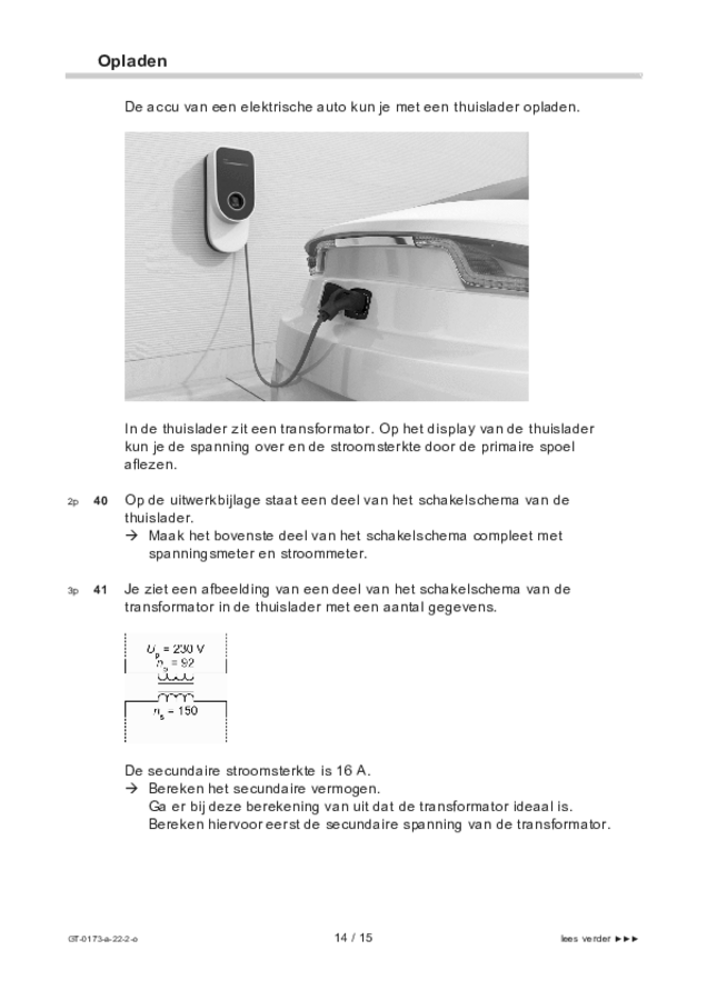 Opgaven examen VMBO GLTL natuur- en scheikunde 1 2022, tijdvak 2. Pagina 14