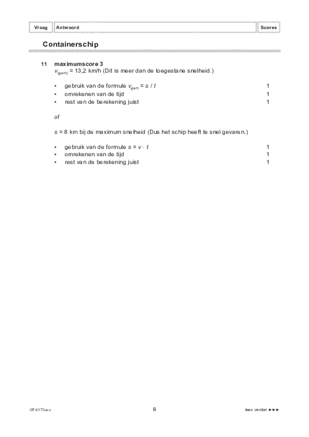 Correctievoorschrift examen VMBO GLTL natuur- en scheikunde 1 2022, tijdvak 3. Pagina 8