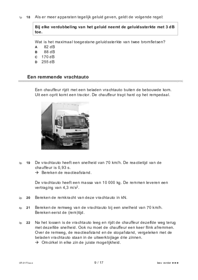 Opgaven examen VMBO GLTL natuur- en scheikunde 1 2022, tijdvak 3. Pagina 9