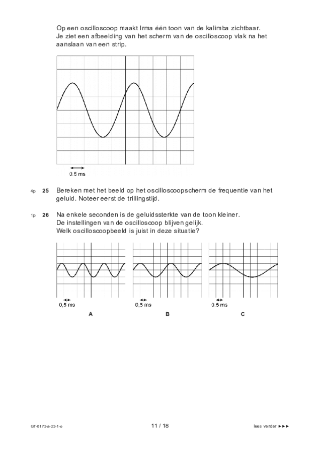 Opgaven examen VMBO GLTL natuur- en scheikunde 1 2023, tijdvak 1. Pagina 11