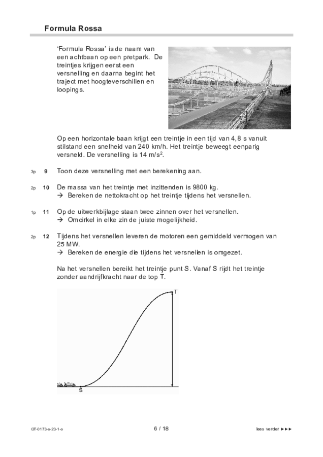 Opgaven examen VMBO GLTL natuur- en scheikunde 1 2023, tijdvak 1. Pagina 6