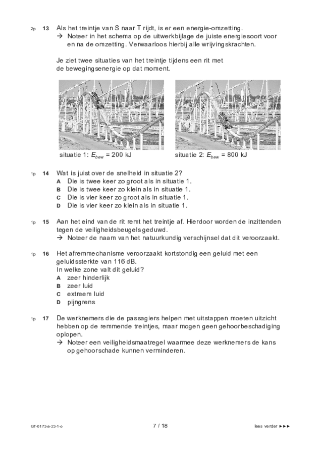 Opgaven examen VMBO GLTL natuur- en scheikunde 1 2023, tijdvak 1. Pagina 7