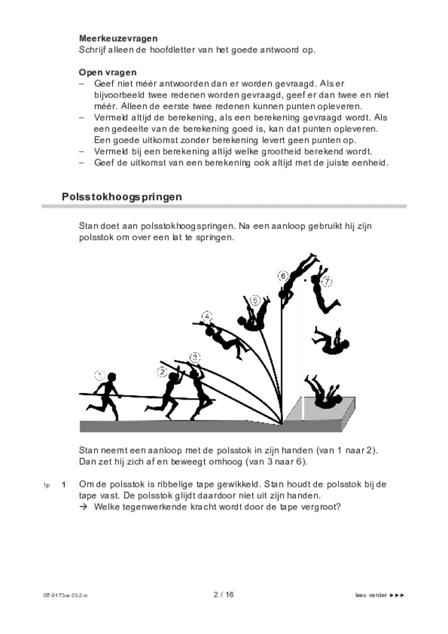 Opgaven examen VMBO GLTL natuur- en scheikunde 1 2023, tijdvak 2. Pagina 2