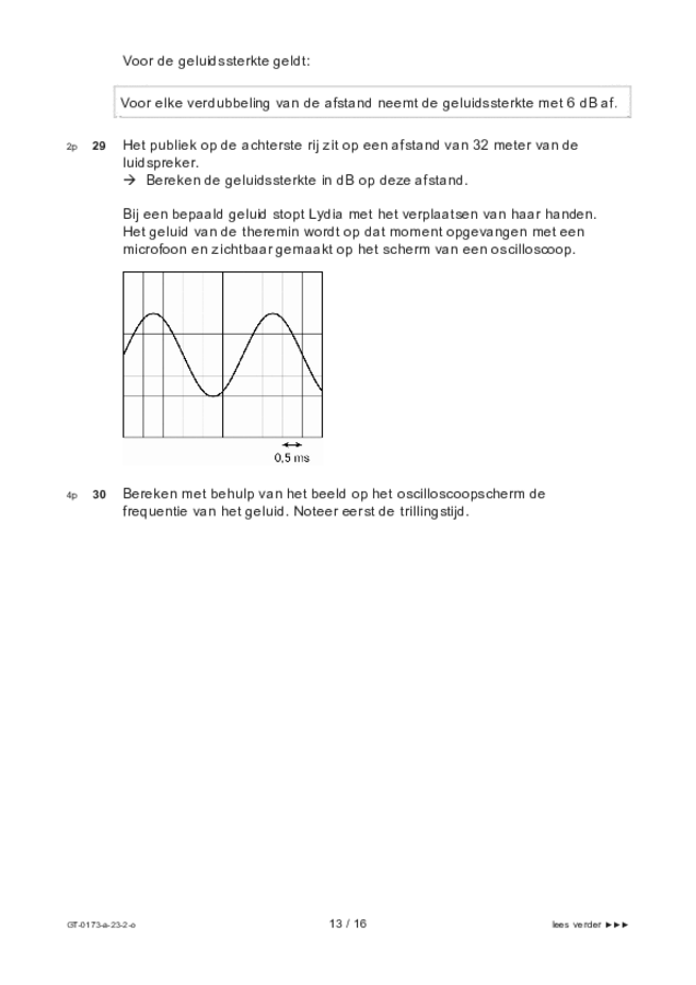 Opgaven examen VMBO GLTL natuur- en scheikunde 1 2023, tijdvak 2. Pagina 13