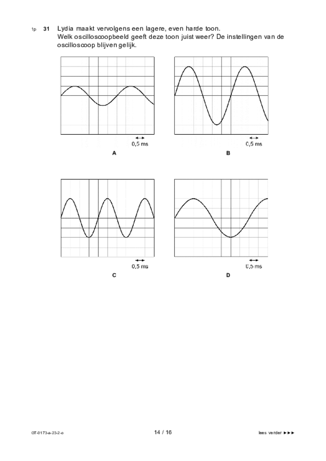 Opgaven examen VMBO GLTL natuur- en scheikunde 1 2023, tijdvak 2. Pagina 14