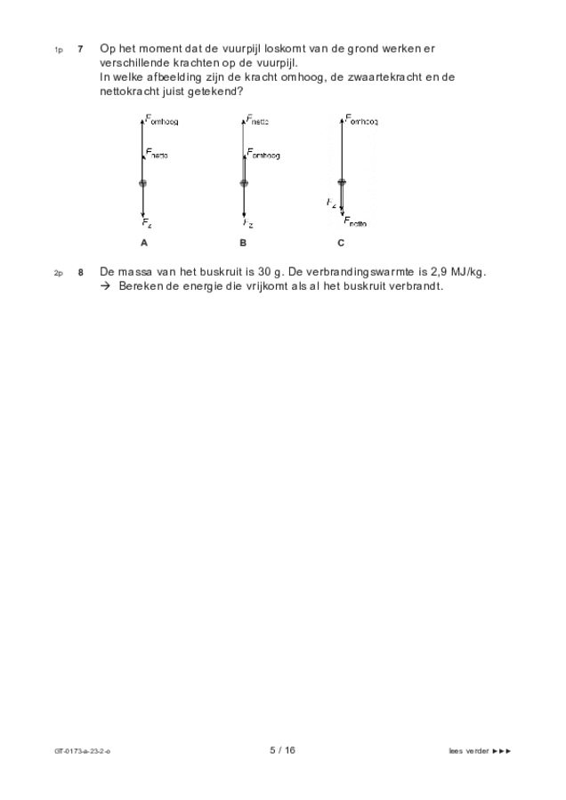 Opgaven examen VMBO GLTL natuur- en scheikunde 1 2023, tijdvak 2. Pagina 5