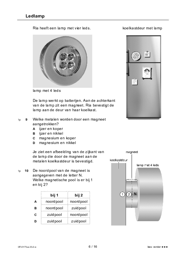 Opgaven examen VMBO GLTL natuur- en scheikunde 1 2023, tijdvak 2. Pagina 6