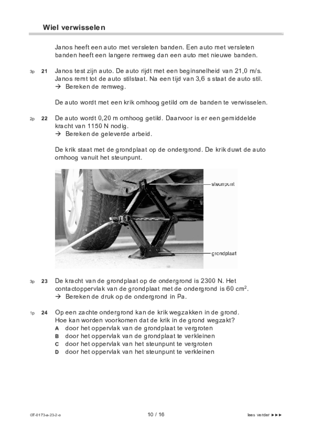 Opgaven examen VMBO GLTL natuur- en scheikunde 1 2023, tijdvak 2. Pagina 10