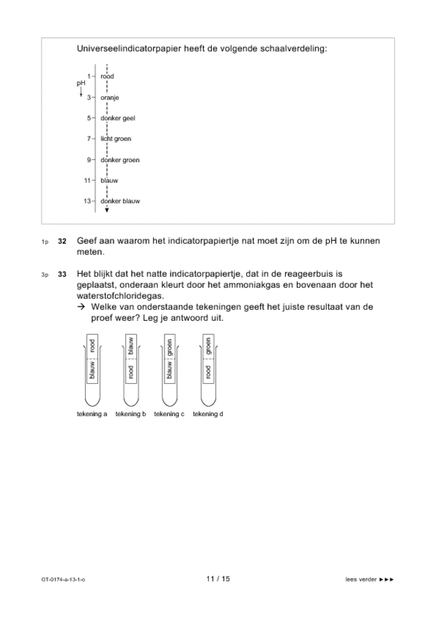 Opgaven examen VMBO GLTL natuur- en scheikunde 2 2013, tijdvak 1. Pagina 11