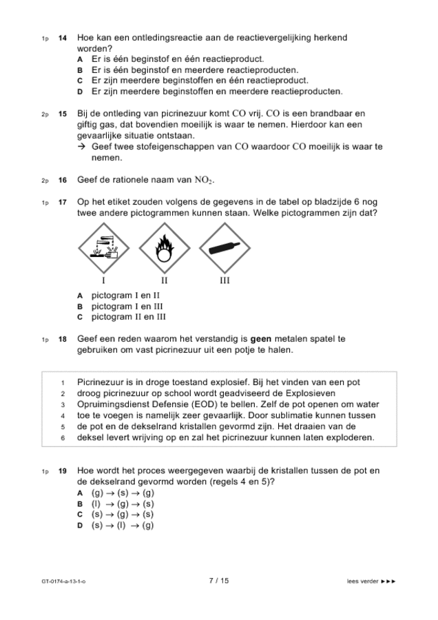Opgaven examen VMBO GLTL natuur- en scheikunde 2 2013, tijdvak 1. Pagina 7