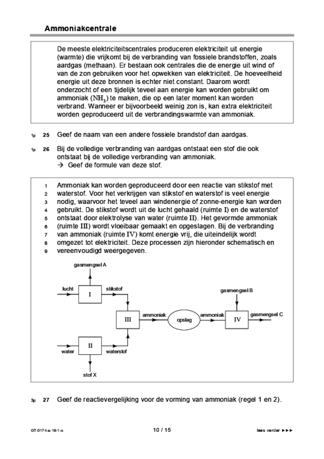 Opgaven examen VMBO GLTL natuur- en scheikunde 2 2019, tijdvak 1. Pagina 10