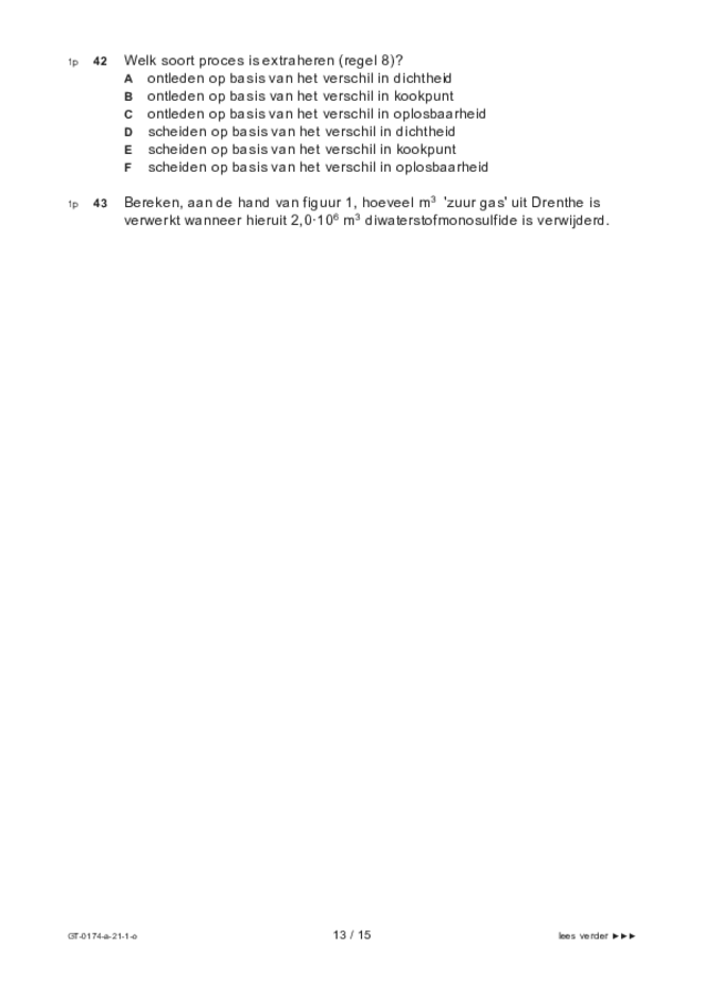 Opgaven examen VMBO GLTL natuur- en scheikunde 2 2021, tijdvak 1. Pagina 13