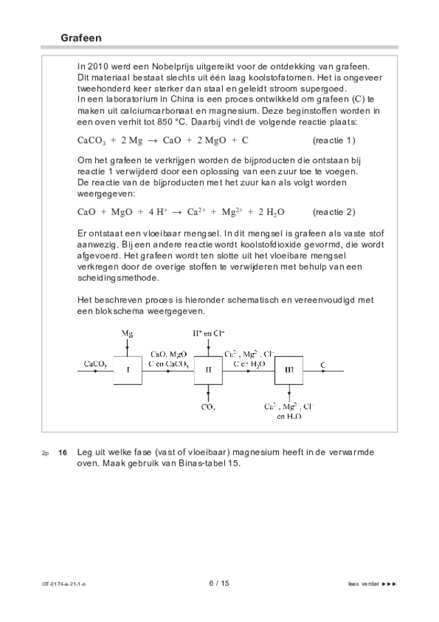 Opgaven examen VMBO GLTL natuur- en scheikunde 2 2021, tijdvak 1. Pagina 6