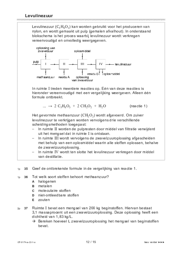 Opgaven examen VMBO GLTL natuur- en scheikunde 2 2022, tijdvak 1. Pagina 12