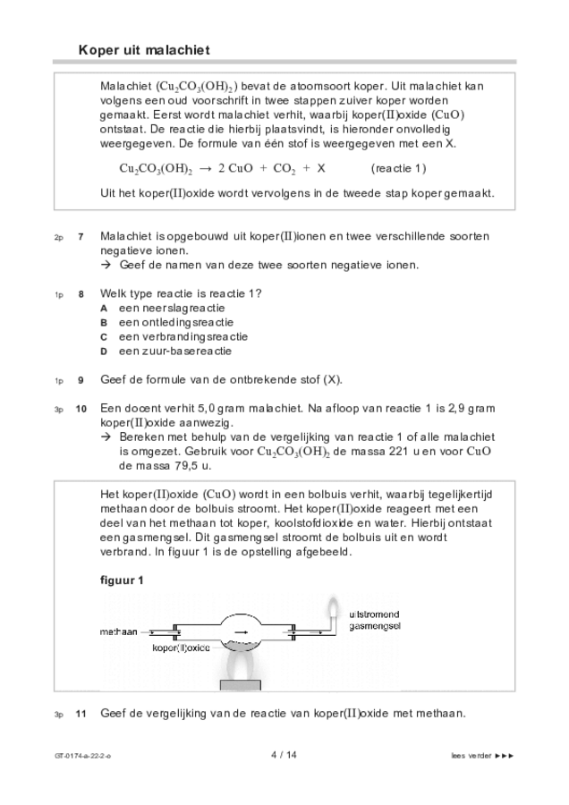 Opgaven examen VMBO GLTL natuur- en scheikunde 2 2022, tijdvak 2. Pagina 4