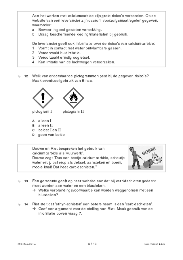 Opgaven examen VMBO GLTL natuur- en scheikunde 2 2023, tijdvak 1. Pagina 5